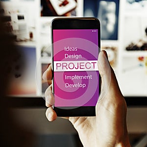 Project Design Implement Development Concept photo