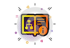 Technical algorithm icon. Project documentation sign. Vector