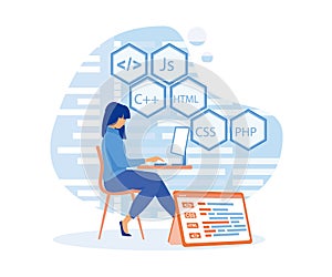 Web development, programmer engineering and coding website