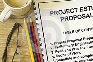 Project estimation and proposal photo