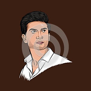 Digital Art of Sushant Singh Rajput Bollywood Actor