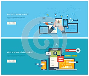 Project management and application development