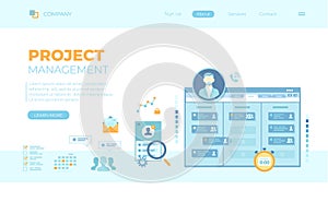 Project Management, Application Service for managing, Team control, Manager, Effective distribution of tasks, Planning, Organizati