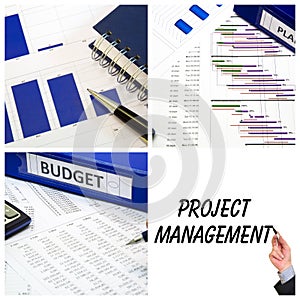 Project management collage