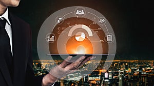 Business intelligence dashboard for project management and data analysis. Fermion