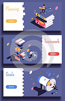 Project Management Horizontal Banners