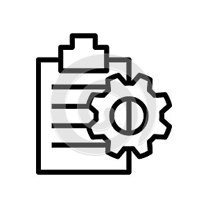 Project Management icon, vector illustration