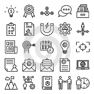 Project management Isolated Vector Icon