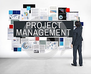 Project Management Methods Processes Concept photo