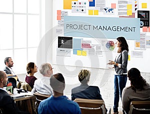 Project Management Organization Skill Concept