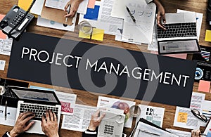 Project Management Organization Skill Concept