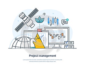 Project management process to achieve all project goals