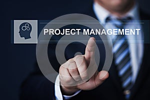 Project Management Strategy Plan Internet Business Technology Concept