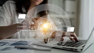 Project Management Workflow and Task Progress Tracking Latch