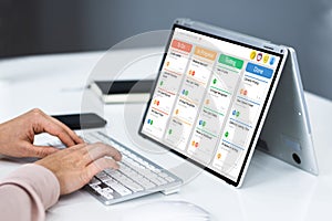 Project Manager Using Agile Software