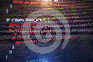 Project managers work new idea. WWW software development. Mobile app developer. Innovative startup project. Website programming