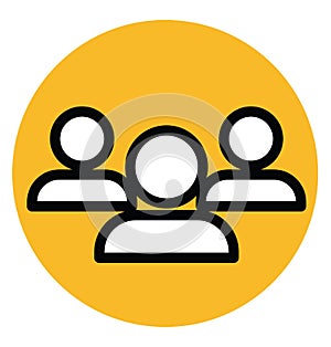 Project menagement team, icon