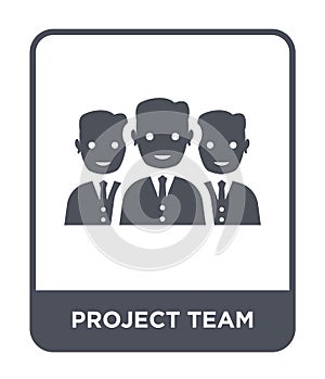 project team icon in trendy design style. project team icon isolated on white background. project team vector icon simple and