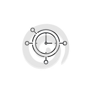 Project or team management icon vector design isolated project or team management icon vector design isolated