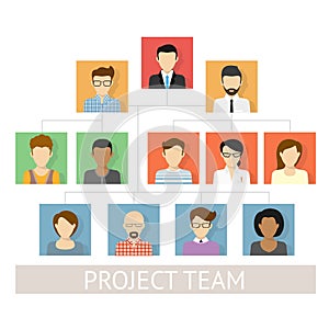 Project team organization