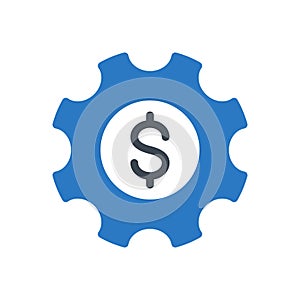 Project vector glyph colour icon