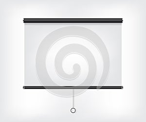 Projector blank screen