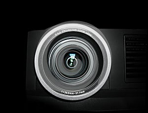 Projector lens - close up