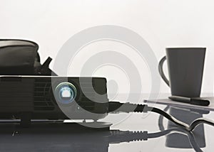 Projector in office