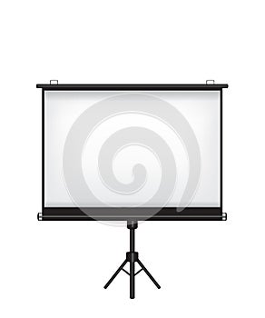 Projector screen illustration