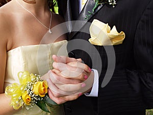 Prom Couple Close-up photo