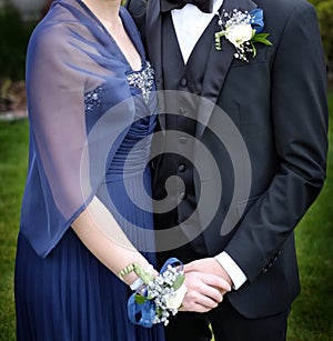 Prom formal dance corsage suit and dress