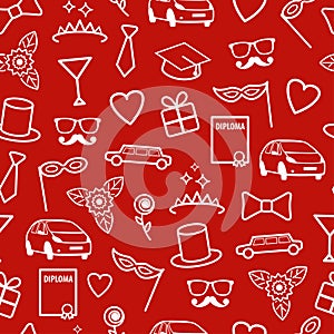 Prom Seamless Pattern