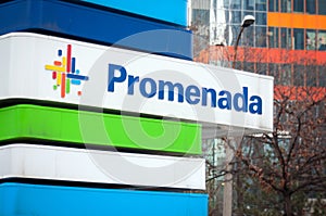 Promenada mall sign