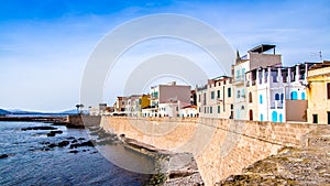 Promenade of Alghero, Sardinia photo