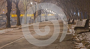 Promenade along the river Sava, Belgrade