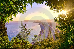 Promenade des Anglais on the Mediterranean Sea at Nice, France