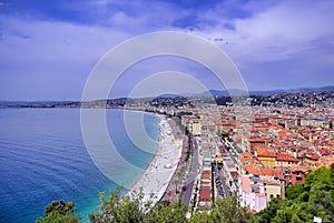 Promenade des Anglais in Nice, France