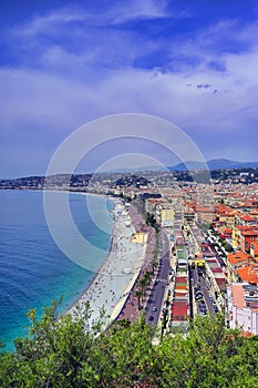 Promenade des Anglais in Nice, France