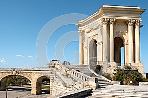 Promenade du Peyrou in Montpellier, France