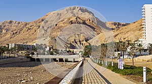 Promenade at Ein Bokek on the Dead Sea