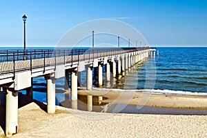 Promenade goes into the sea... City-resort Pionersky, Russia