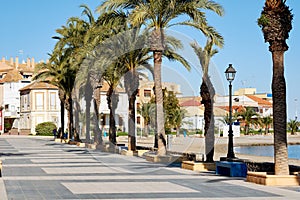Promenade of Los Alcazares. Spain photo