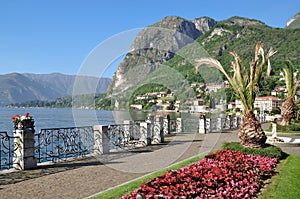 Promenade in Menaggio,Lake Como,Comer See