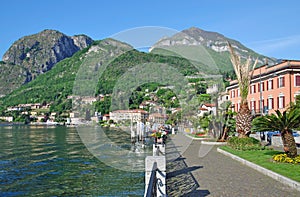 Promenade in Menaggio,Lake Como,Comer See photo