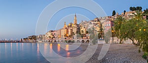 Promenade of Menton - France