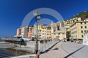 Promenade in Sori, Italy