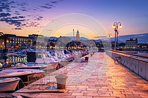 Promenade of Split, Croatia photo