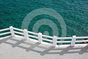 Promenade and Sunny Green Sea