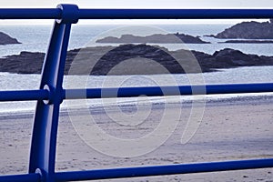 On The Promenade Treaddur Bay Holy Island Anglesey British Isles