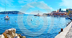 The promenade of Villefranche-sur-Mer photo